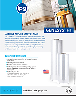 IPG Genesys HT Machine Applied Stretch Film - Stretch Wrap